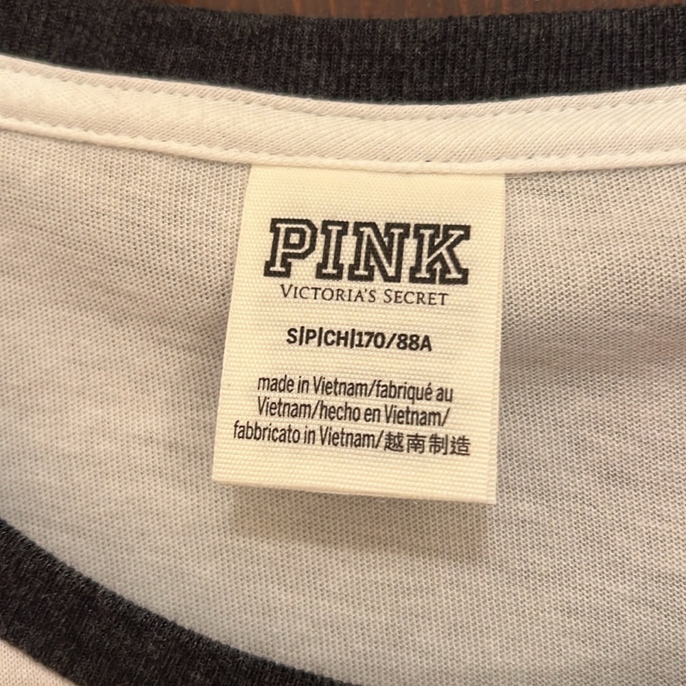 Victoria Secret PINK Bling Long Sleeve Top - Picture 3 of 3